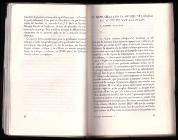 Václav Holzknecht: La musique tchécoslovaque