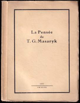La Pensée de T. G. Masaryk