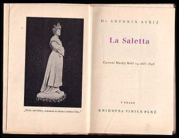 Antonín Ludvík Stříž: La Saletta