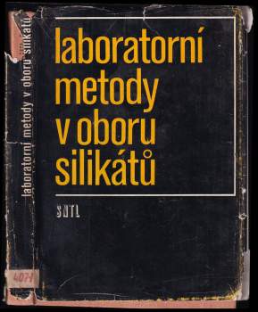 Josef Jedlička: Laboratorní metody v oboru silikátů