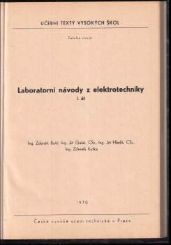 Laboratorní návody z elektrotechniky