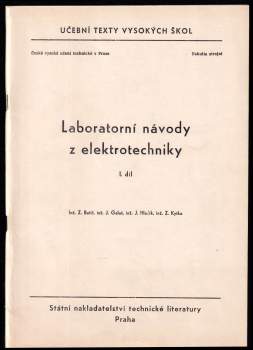 Laboratorní návody z elektrotechniky