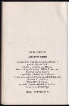 Ian Livingstone: Labyrint smrti