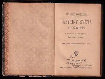 Jan Amos Komenský: Labyrint světa a ráj srdce