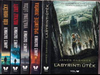 James Dashner: Labyrint - Útěk + Spáleniště zkouška + Vražedná léčba + Rozkaz zabít + Kód horečky