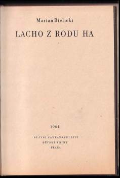Marian Leon Bielicki: Lacho z rodu Ha
