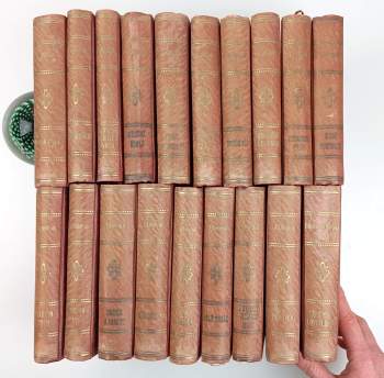 Laciné vydání spisů Jacka Londona 1 - 76 v 19 svazcích + 7 přívazků mimo edici