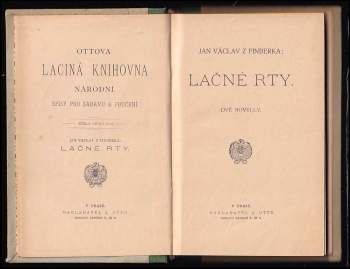 Jan Václav <<z >>Finberka: Lačné rty