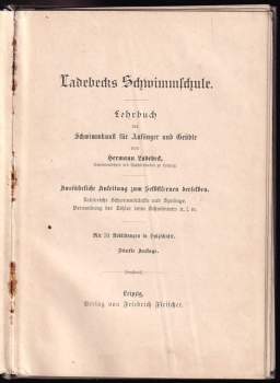 Hermann Ladebeck: Ladebecks Schwimmschule