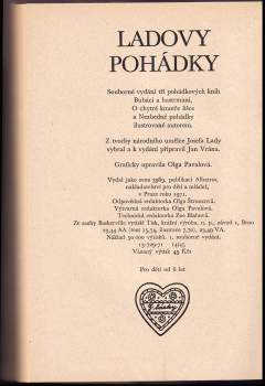 Josef Lada: Ladovy pohádky