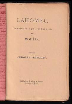 Molière: Lakomec