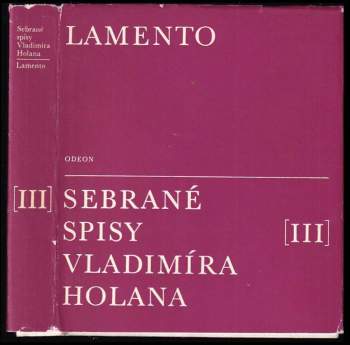 Vladimír Holan: Lamento