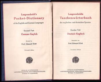 Langenscheidts Taschenwörterbuch der englischen und deutschen Sprache