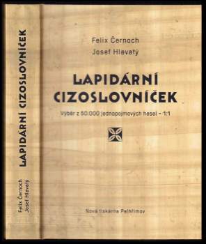 Lapidární cizoslovníček