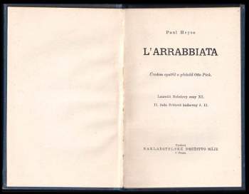 Paul Heyse: L'Arrabbiata