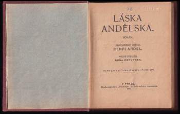 Henri Ardel: Láska andělská