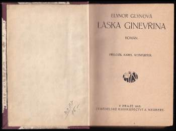Elinor Glyn: Láska Ginevřina