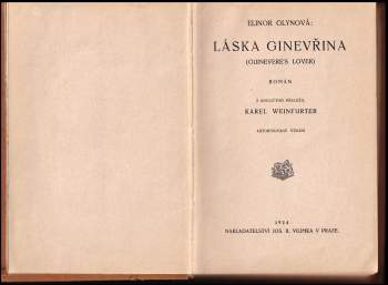 Elinor Glyn: Láska Ginevřina