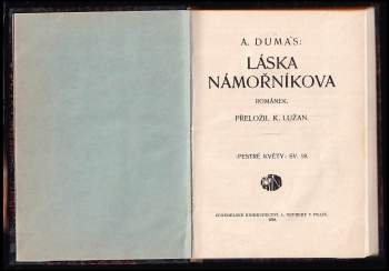 Alexandre Dumas: Láska námořníkova