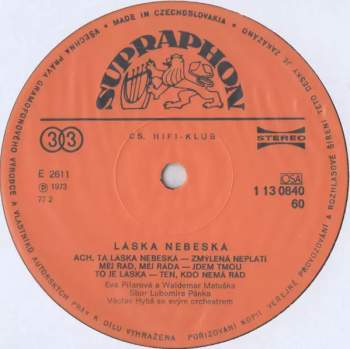 Waldemar Matuška: Láska Nebeská