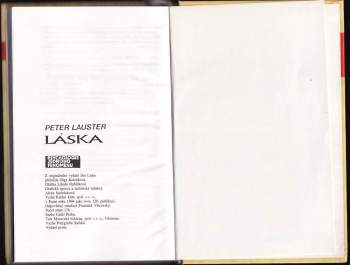 Peter Lauster: Láska