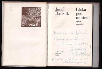 Josef Hanzlík: Láska pod mostem