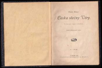 Otakar Hanuš: Láska slečny Věry