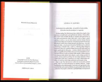 Toni Morrison: Láska