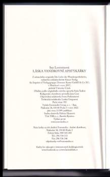 Iny Lorentz: Láska vandrovní apatykářky