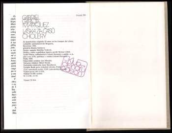Gabriel García Márquez: Láska za časů cholery