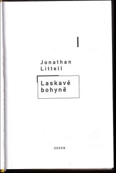 Jonathan Littell: Laskavé bohyně