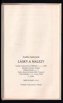 Lenka Lanczová: Lásky a nálezy