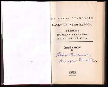 Miloslav Švandrlík: Lásky černého barona