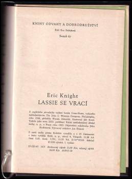 Eric Knight: Lassie se vrací