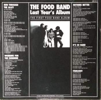 Food Band: Last Year's Album