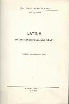 Latina pro posluchače filozofické fakulty