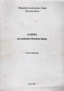 Latina pro posluchače filozofické fakulty
