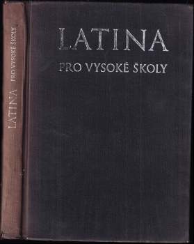 Latina pro vysoké školy