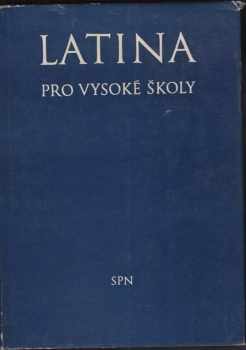 Latina pro vysoké školy