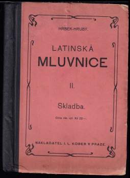 Latinská mluvnice pro školy střední