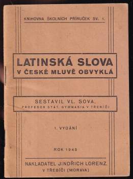 Latinská slova v české mluvě obvyklá