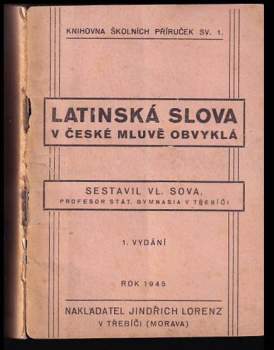 Latinská slova v české mluvě obvyklá