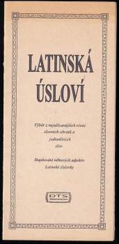 Latinská úsloví