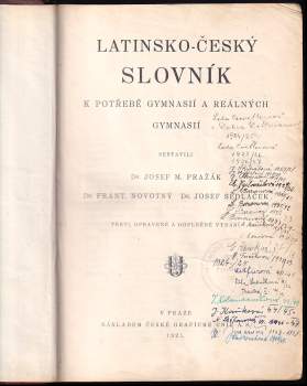 Latinsko-český slovník