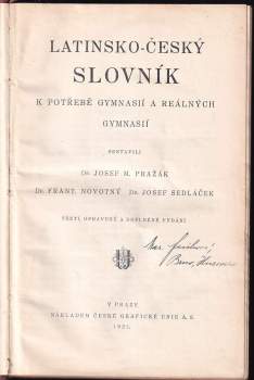 Latinsko-český slovník