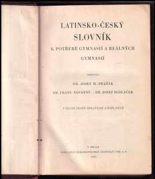 Latinsko-český slovník