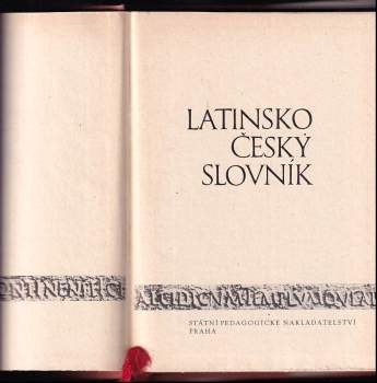 Jan Kábrt: Latinsko-český slovník
