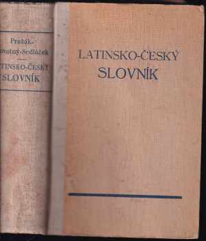 František Novotný: Latinsko-český slovník