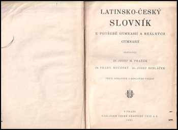 Latinsko-český slovník