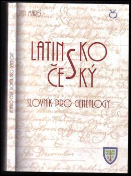 Jan Mareš: Latinsko-český slovník pro genealogy